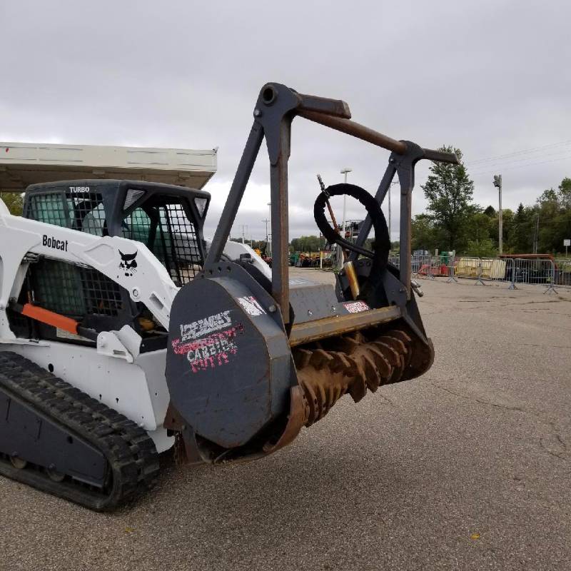 lot 6 image: 2009 Loftness Gen 2 Universal Mount Bobcat Skid Loader Skid Steer Hydraulic Carbide Tipped Mulching Head