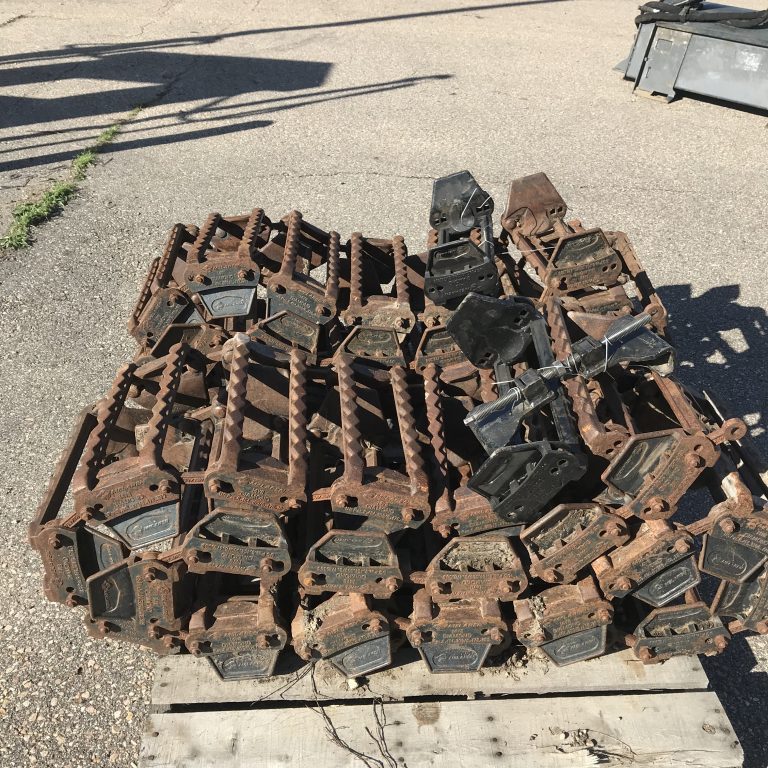 lot 12 image: Loegering Brand Bobcat Skid Loader Skid Steer Over The Tire Steel Track System