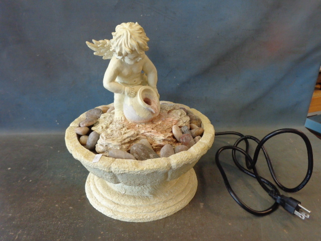 lot 52 image: Cherub Water Fountain