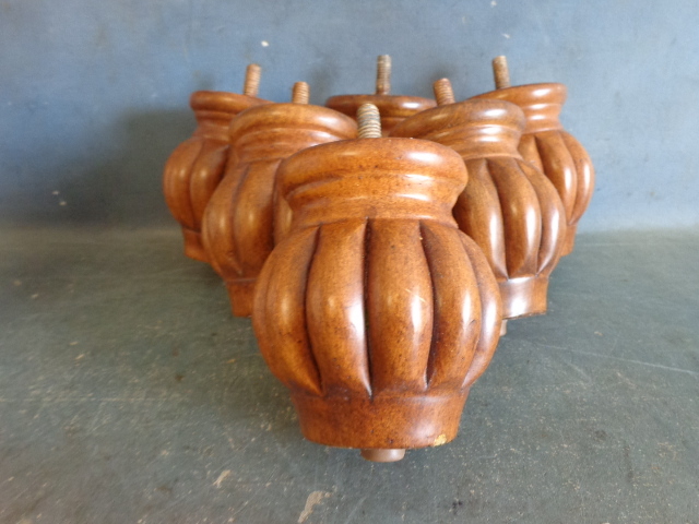 lot 55 image: Heavy Duty Wooden Furniture Feet