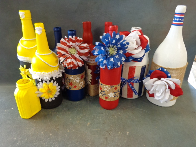 lot 70 image: Decorative Bottles
