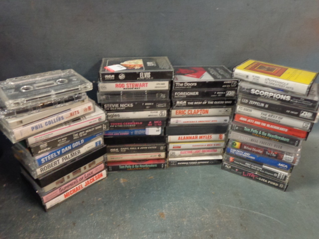 lot 73 image: DVD Movies and Music Cassettes