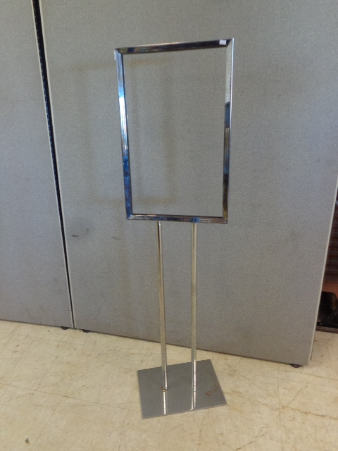 lot 63 image: Metal Sign Stand