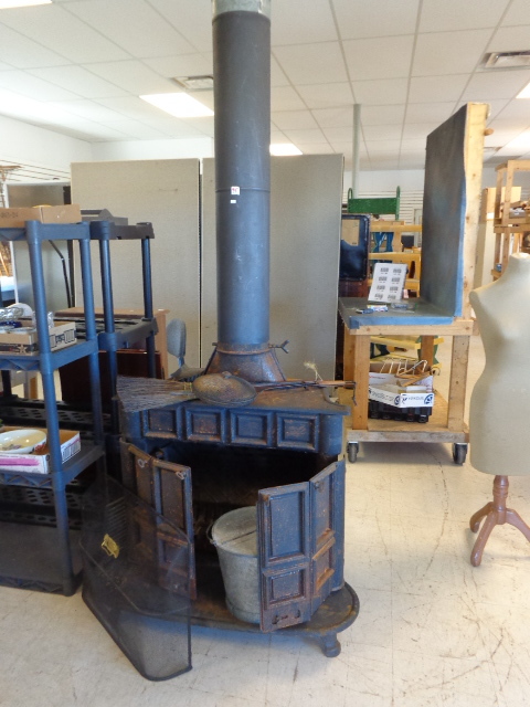 lot 95 image: Atlanta Stove Works Wood Stove And Accesories