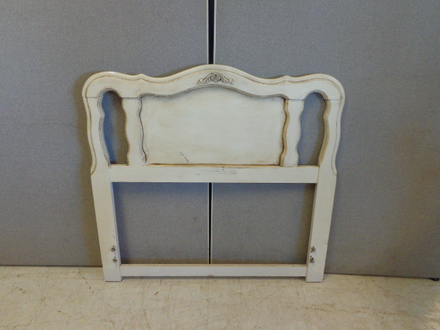 lot 102 image: Cream ColoredHeadboard