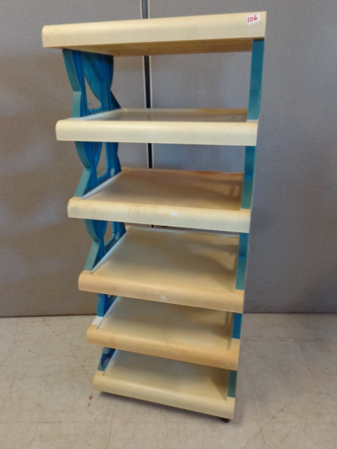 lot 106 image: Banana Boat Storage Shelving