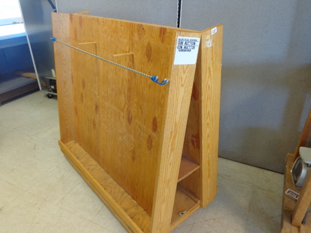 lot 108 image: Wood Shelving For Gun Storage