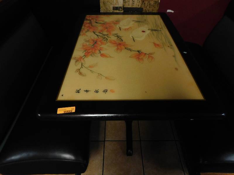 TABLE 42 X 30, DECORATIVE TOP
