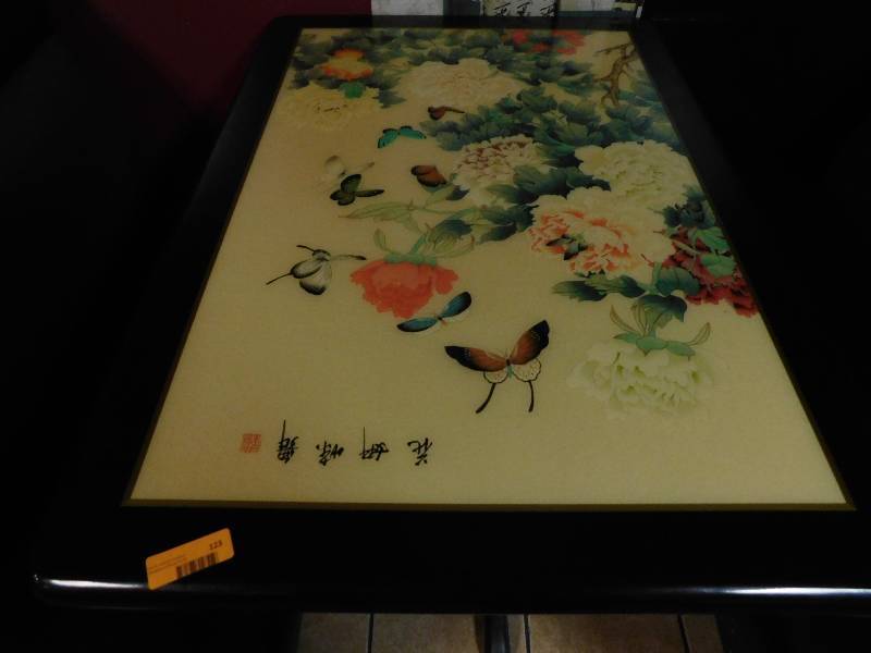 TABLE 42 X 30, DECORATIVE TOP
