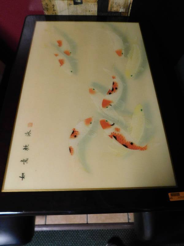 TABLE 42 X 30, DECORATIVE TOP