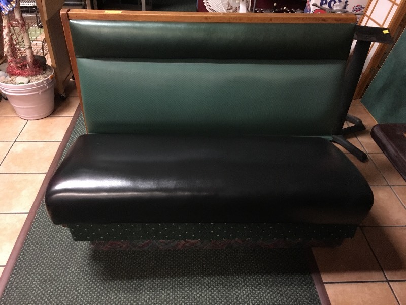 TWO SINGLE BOOTH SEATS