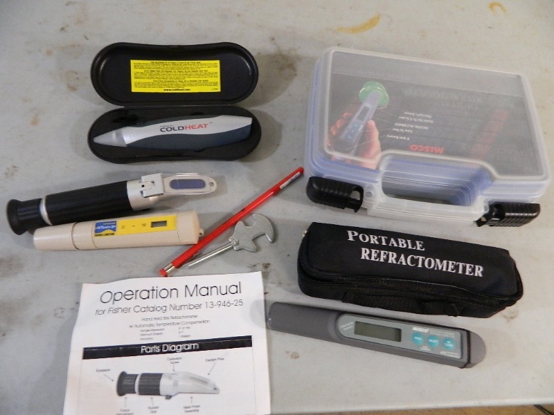 lot 17 image: Specialty Refractometers, Digital PH Tester, and More