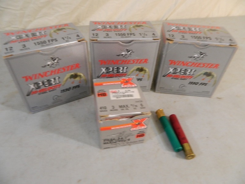 lot 27 image: 12 Guage and 410 Shotgun Ammo