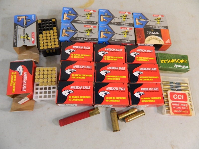 lot 29 image: Assorted .22 LR Long Rifle Ammo