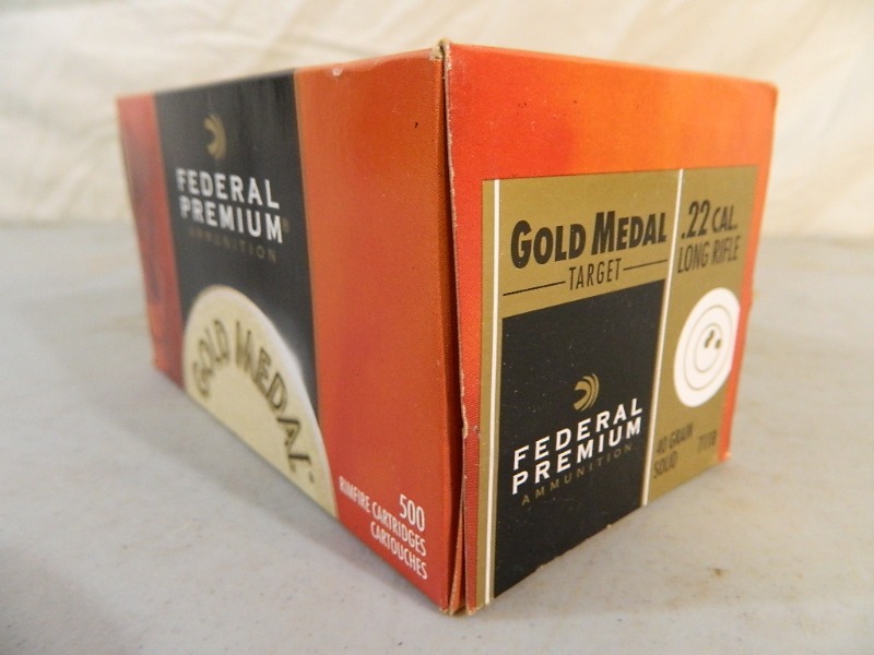 lot 30 image: 500 Rounds of .22 LR Long Rifle Ammo