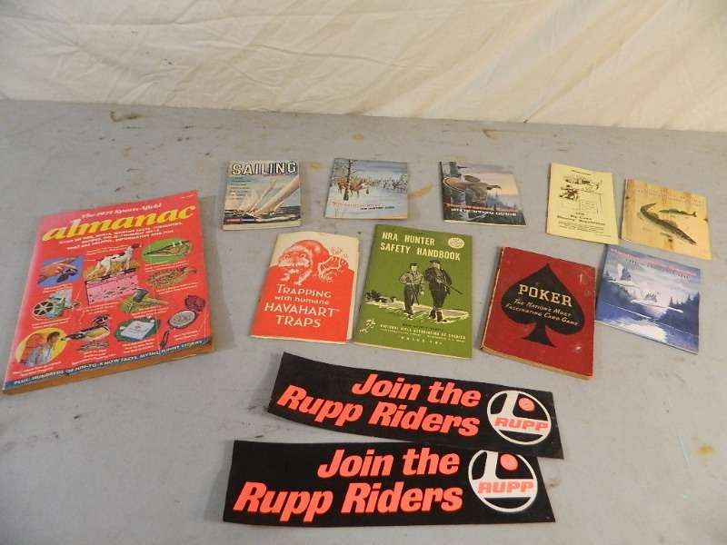 lot 44 image: Vintage Hunting, Fishing Guides and More