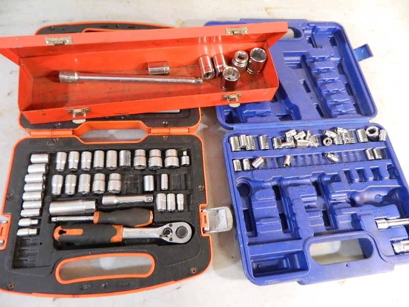lot 75 image: 3 Partial Socket Sets