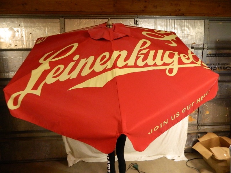lot 124 image: Leinenkugels Beer Advertising Umbrella