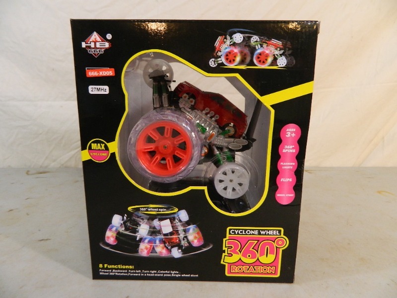 lot 134 image: New Remote Controlled 360 Car
