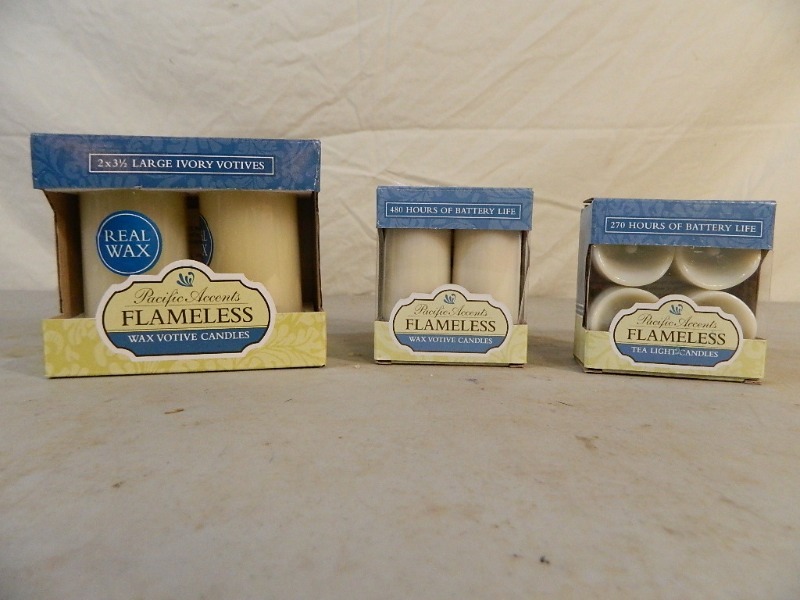 lot 140 image: 10 New Flameless Candles