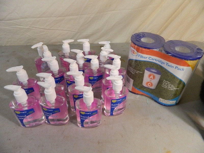 lot 180 image: New Hand Sanitizer and New Filters