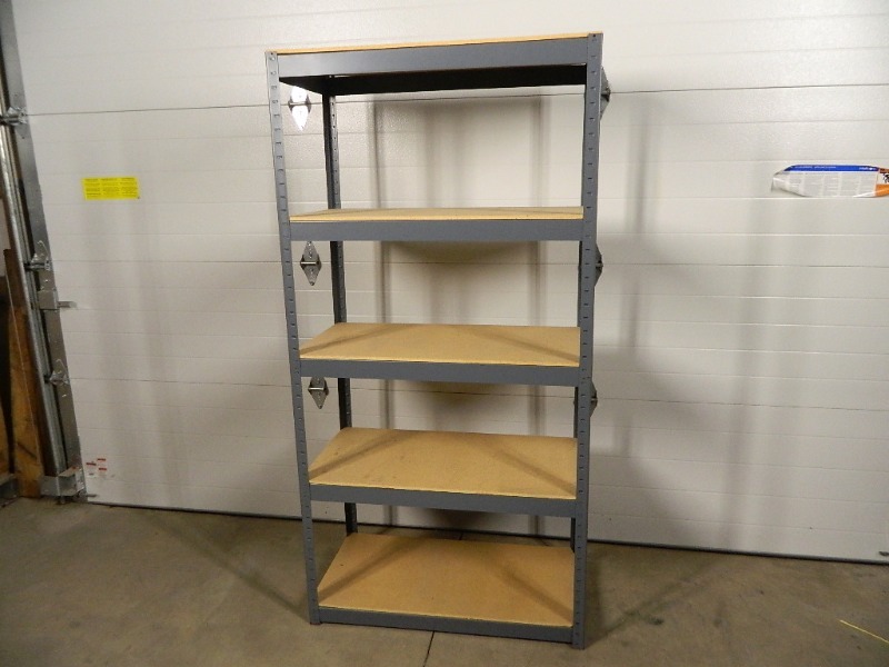 lot 11 image: 5 Tier Utility Shelf