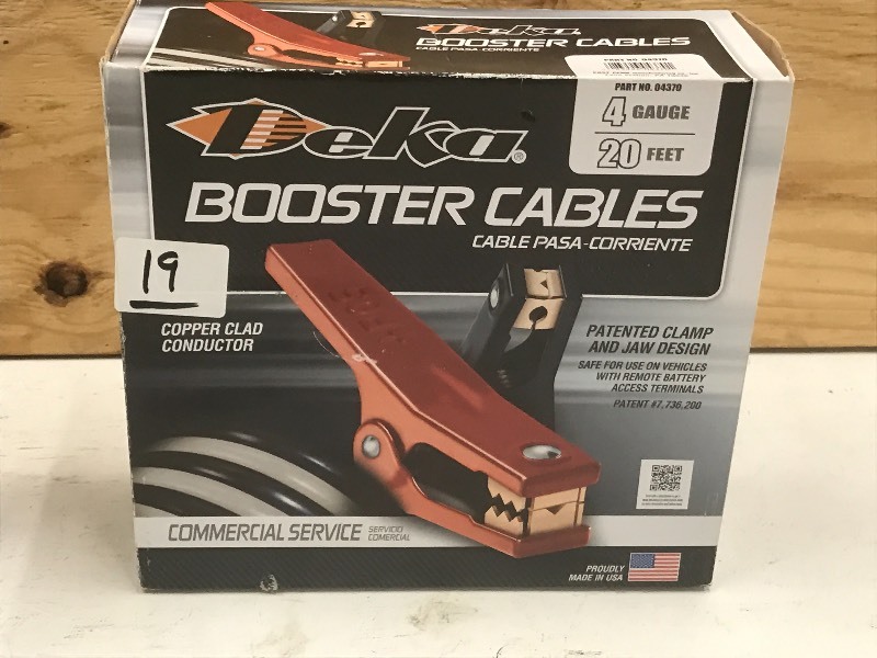 New Booster Cable Set