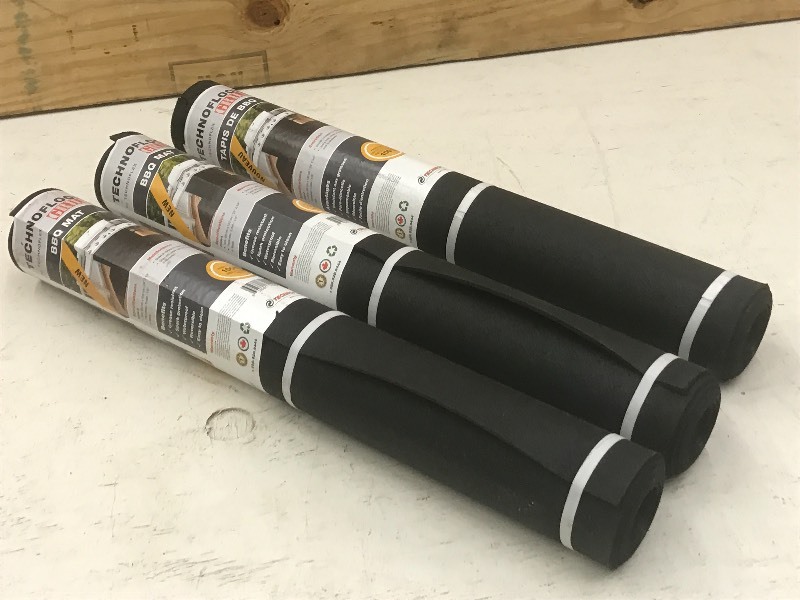(3) BBQ Grill Floor Mats