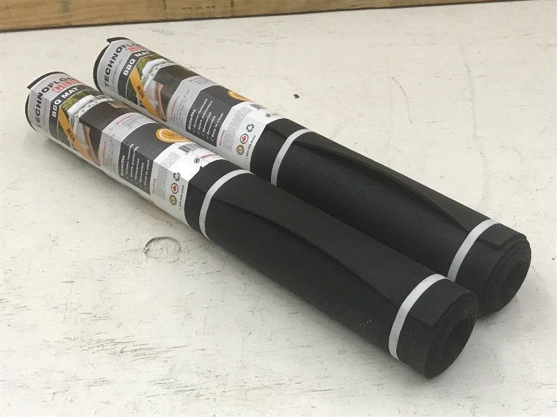 (2) BBQ Grill Floor Mats