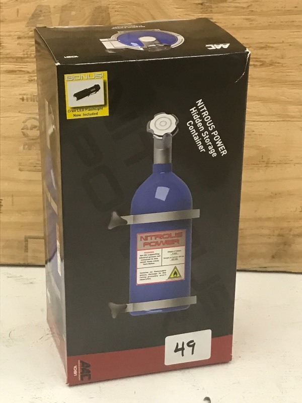 Nitrous Power Hidden Storage Container