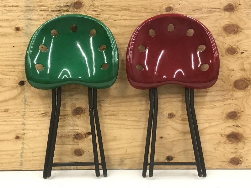 (2) Tractor Seat Stools