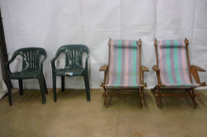 Lot of Lawn Chairs