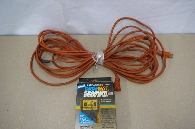Extension Cord & Scanner