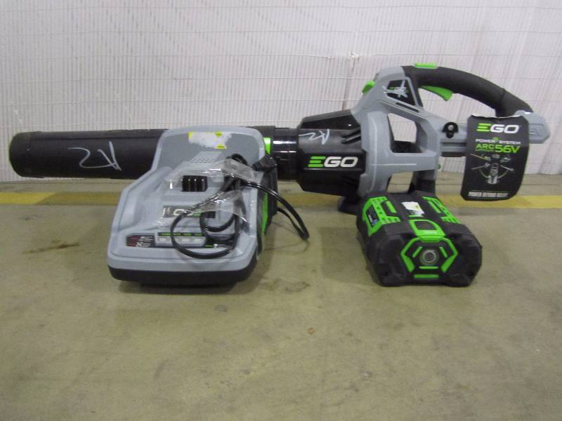 lot 15 image: EGO 110 MPH 530 CFM Variable-Speed Turbo 56-Volt Lithium-ion Cordless Electric Blower