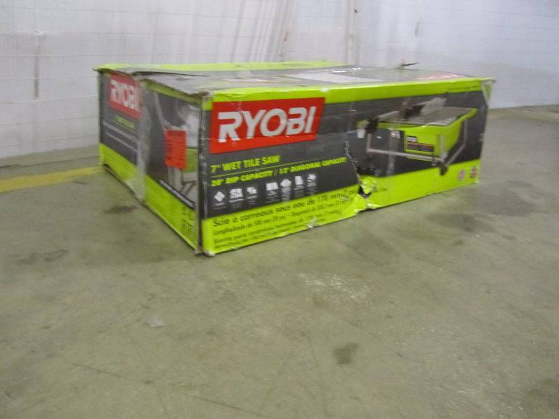 lot 21 image: Ryobi 7 in. Tabletop Tile Saw