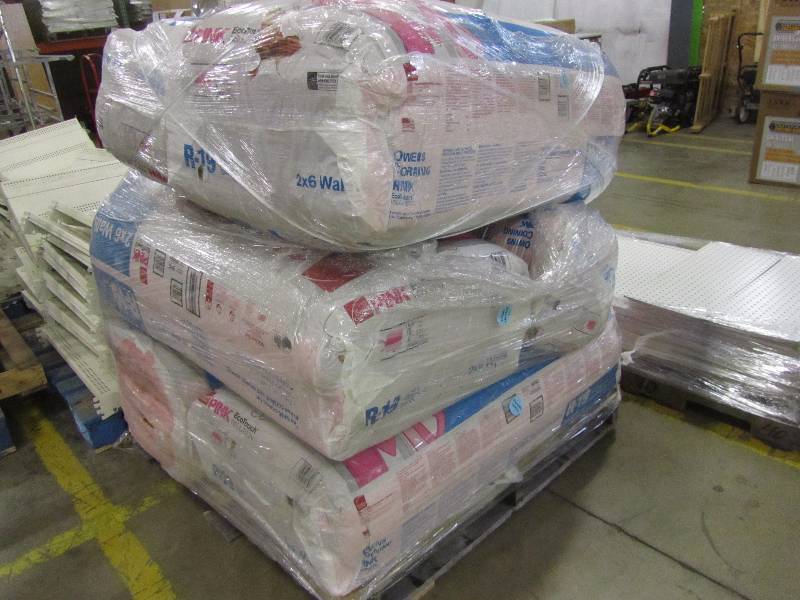 lot 58 image: Owens Corning R-19 Kraft Faced Insulation Batts 23 in. x 93 in.