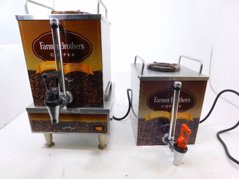 lot 41 image: (2) Brewmatic Coffee Satellites and (1) Warmer - Fits Multiple Brands of Brewers
