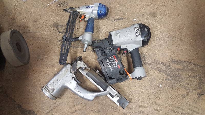 lot 74 image: pneu tools paslode apach nail gun nailer not working lot for parts or repair tool