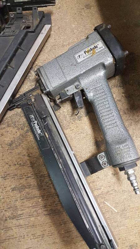 lot 90 image: paslode nail gun and stapler fastener total of 2 for parts or not working need repair tool