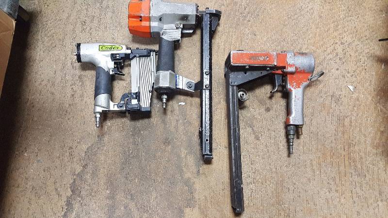 lot 97 image: paslode cadex Josef Kihlberg  nailer fastener stapler total of 3 broke for parts or not working need repair tool