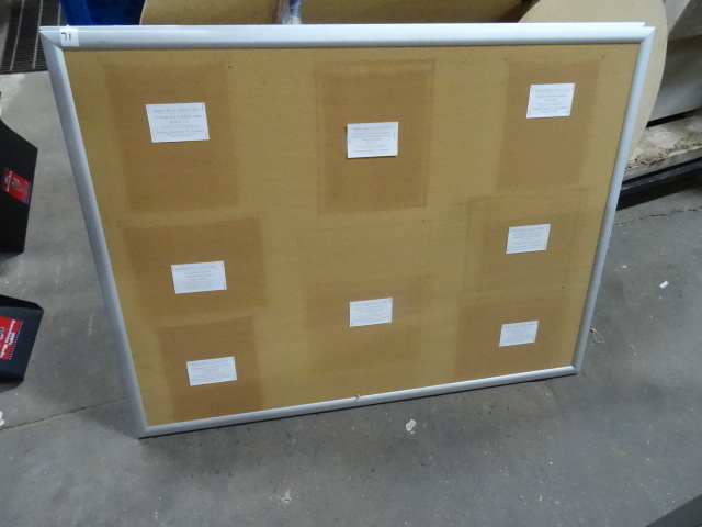 lot 71 image: 48 X 36 Cork Board