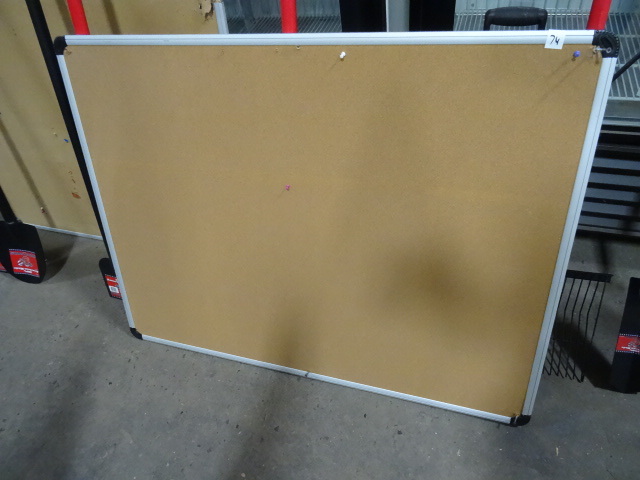 lot 74 image: 48 X 36 Cork Board