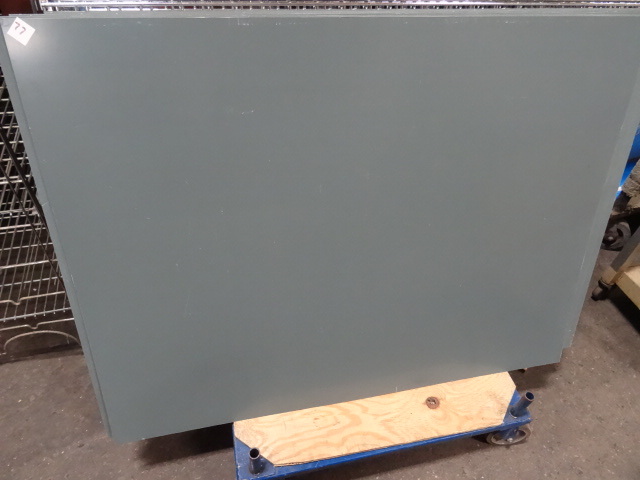 lot 77 image: 8 Sheets Of Poly. Grey Color 48 X 36