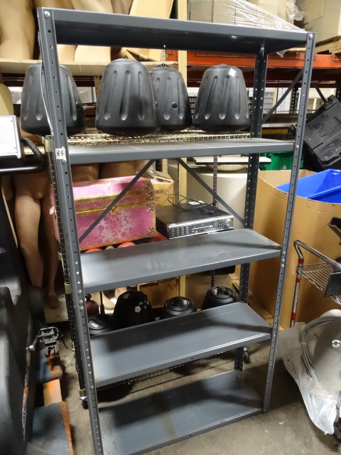 lot 85 image: Metal Shelving Unit 36 X 12 X 71