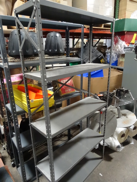 lot 90 image: Metal Shelving Unit 36 X 12 X 72