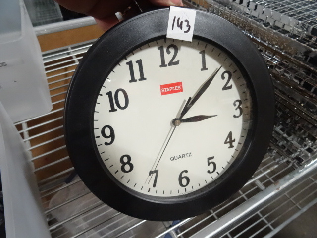 lot 143 image: 3 Matching Wall Clocks, Quartzs