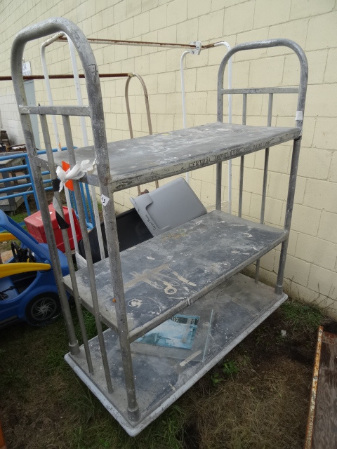 lot 43 image: Magnesium 3 Tier Cart Heavy Duty But Light.