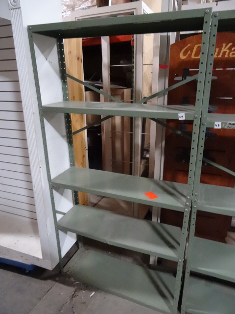 lot 49 image: Metal Shelving Unit 36 X 12 X 69
