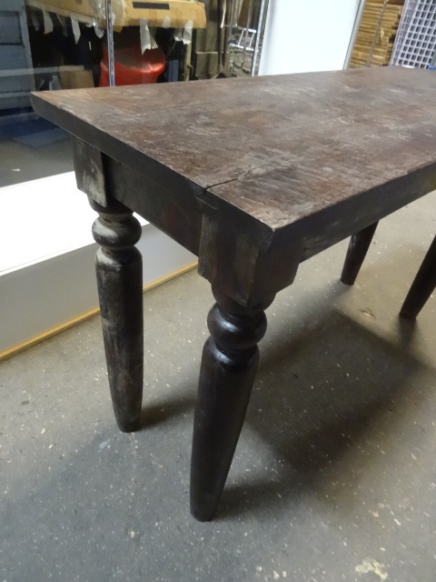 lot 161 image: Wood Table For Home Or Retail,