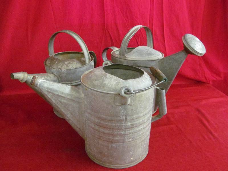lot 15 image: vintage water cans